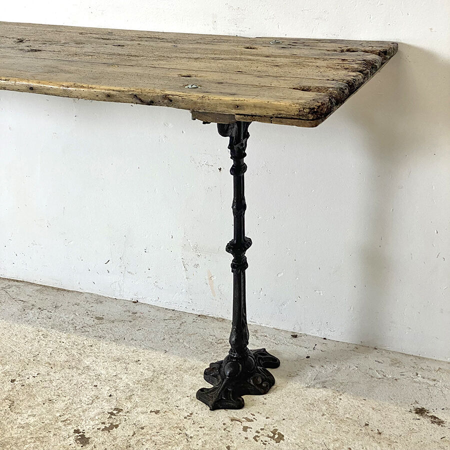 Console legs bistrot cast iron