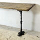 Console pieds bistrot en fonte