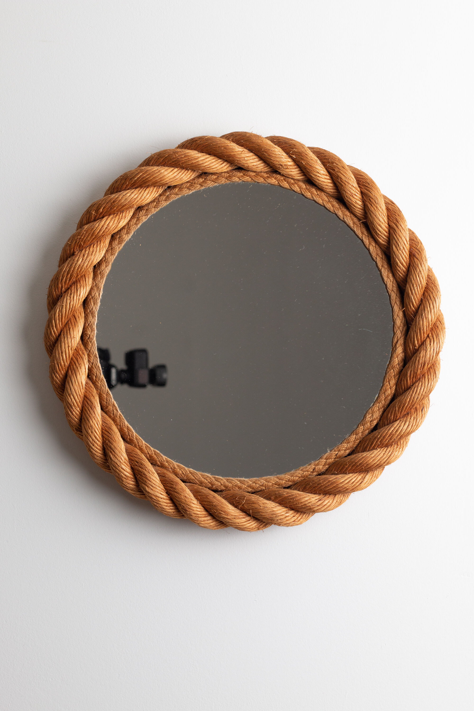 Vintage round mirror 34cm