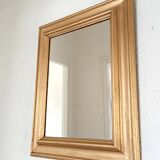 Antique gilded wooden mirror