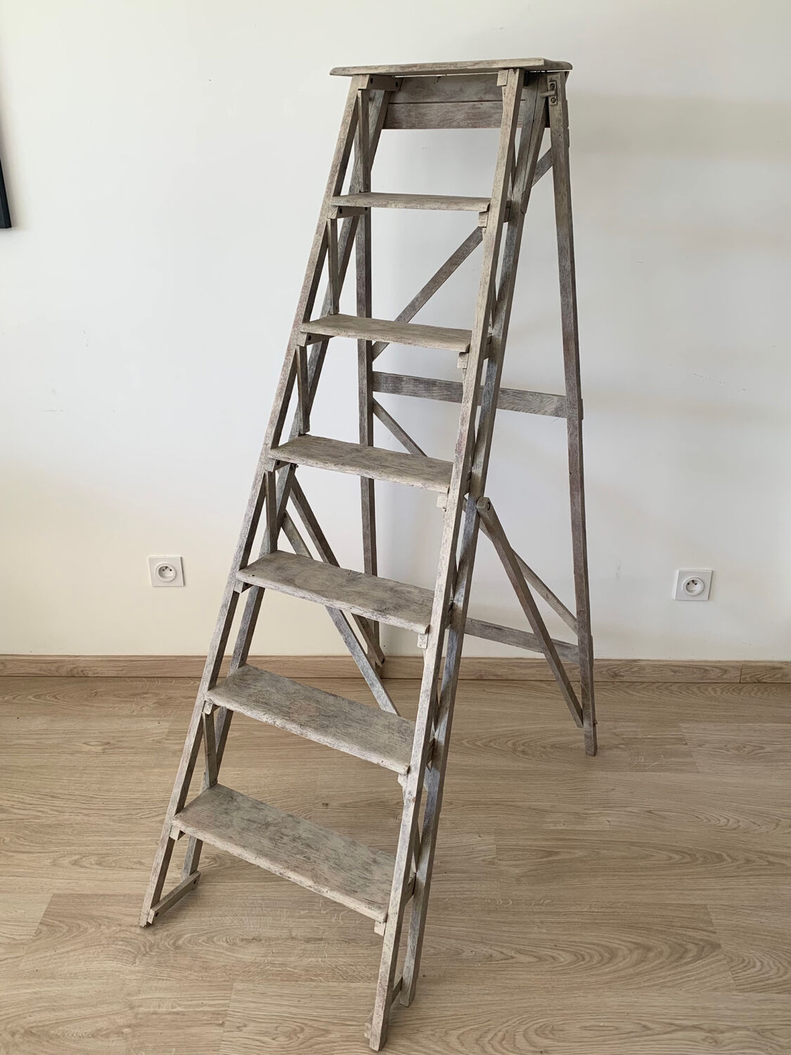 Old wooden ladder