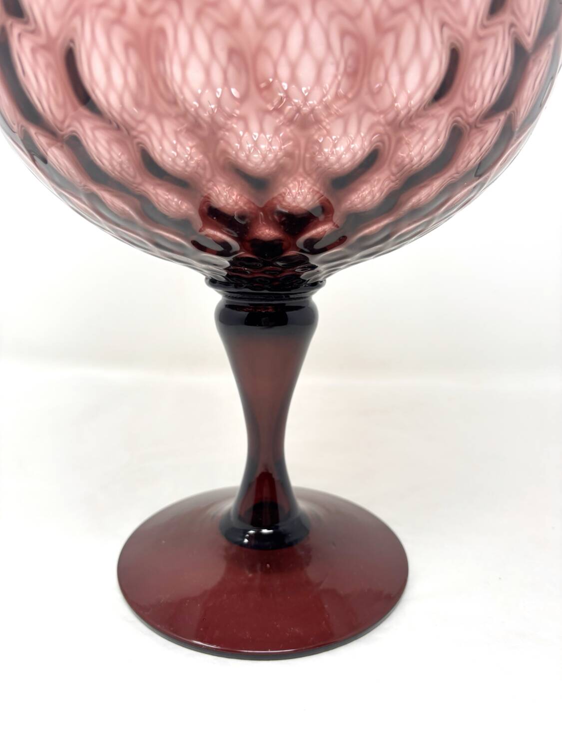 Empoli purple glass vase