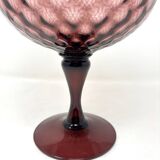 Vase en verre Empoli mauve