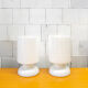 Italian table lamps in Murano Glass from Vistosi, 1970s