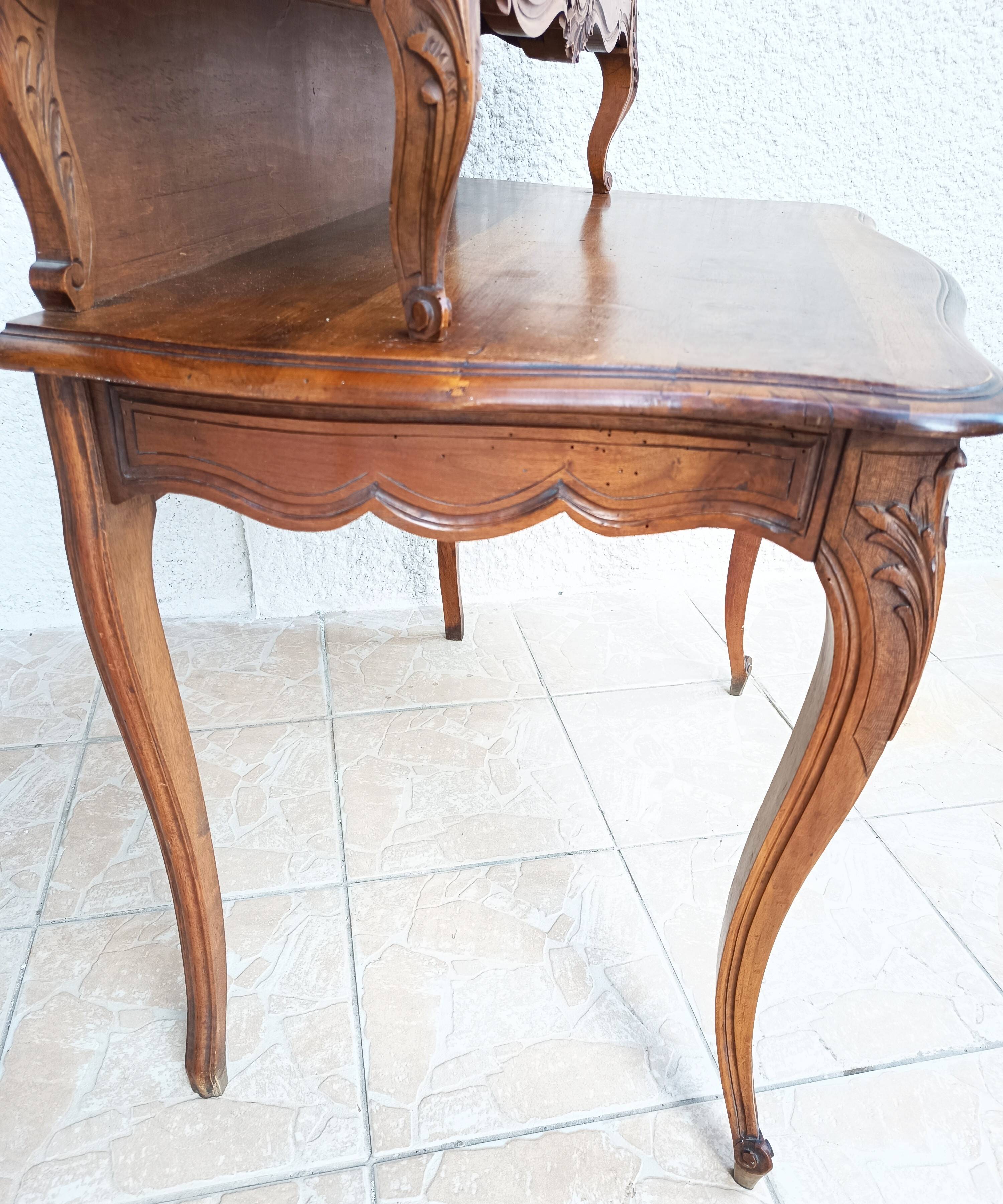 Louis XV walnut desk
