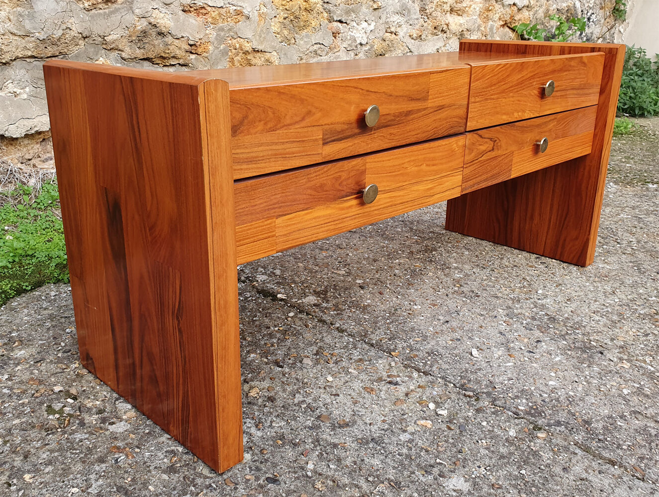 Low furniture, wood, 4 drawers, vintage, 60