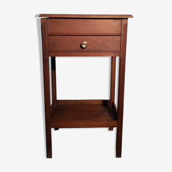 Wooden bedside table