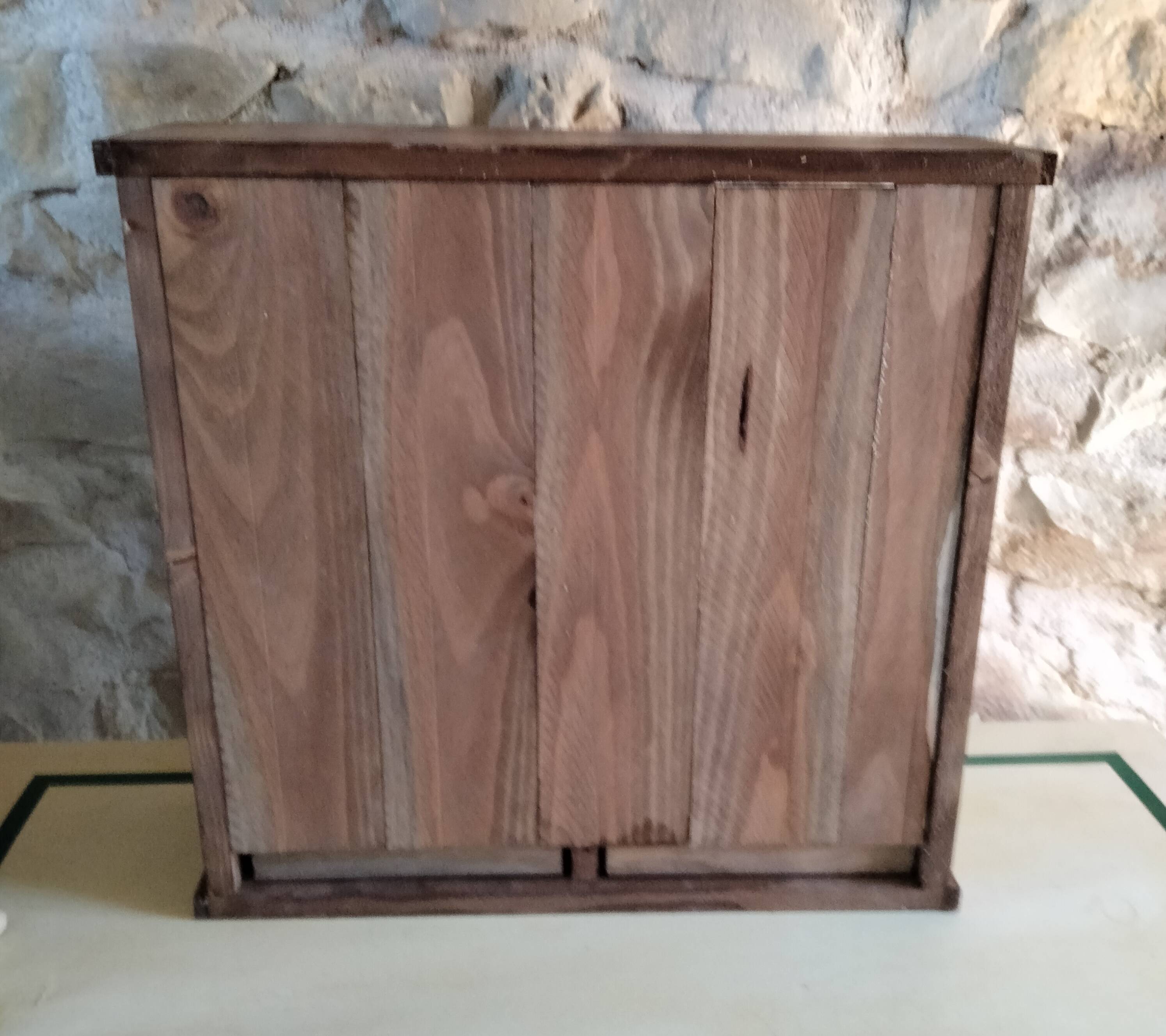 Grocery store shelf, old.