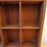 12-locker box presentation frame, teak, 1960