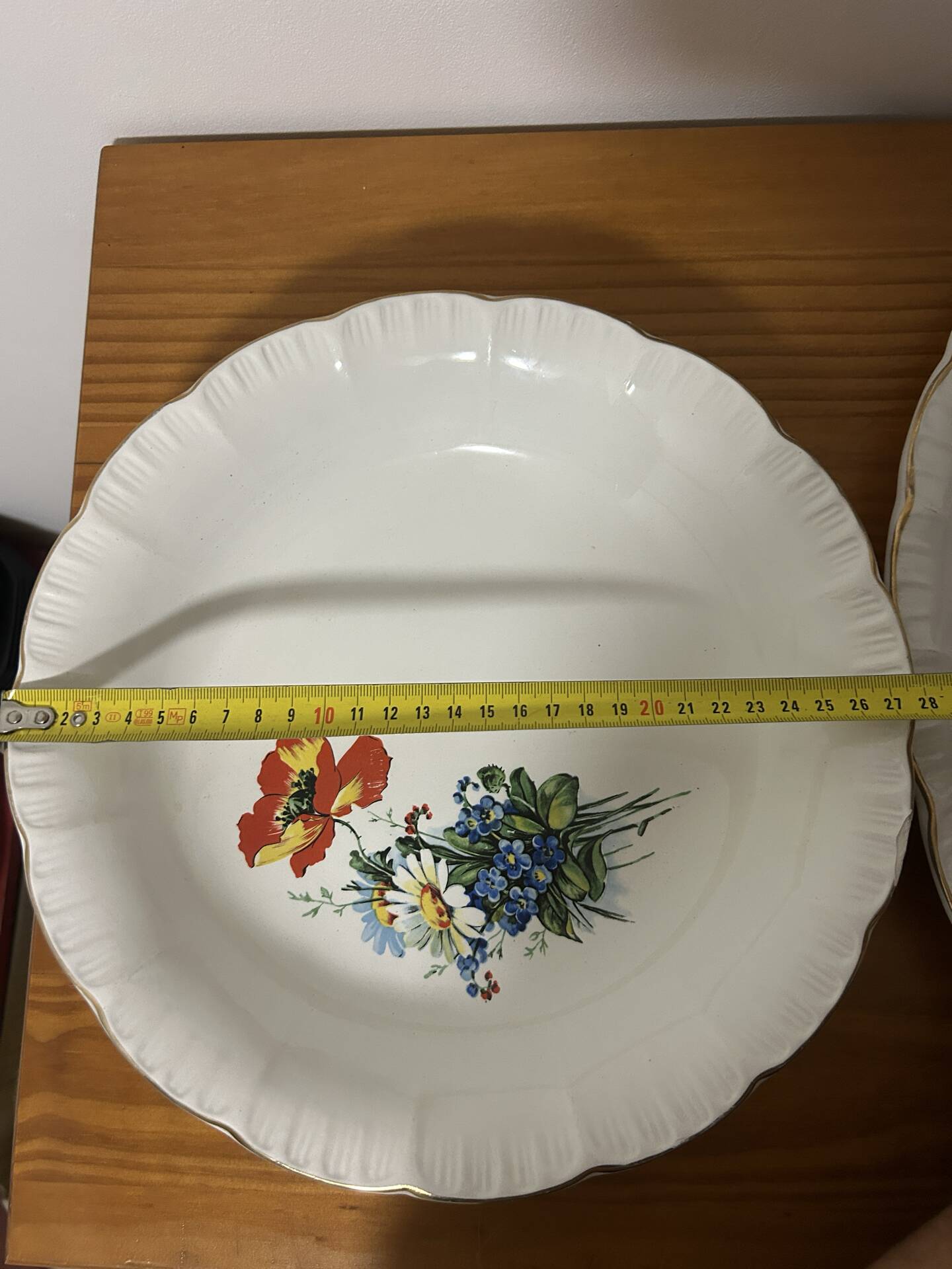 Set of 3 Serving Dishes Digoin & Sarreguemines - RENAUD Model