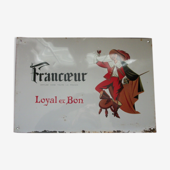 Plate ''Vin Francoeur''