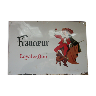 Plate ''Vin Francoeur''