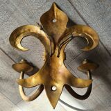 Appliques en laiton fleur de Lys