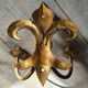 Lys flower brass sconces