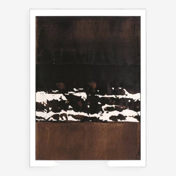 Soulages poster reproduction