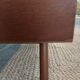compass leg commode, wicker, vintage