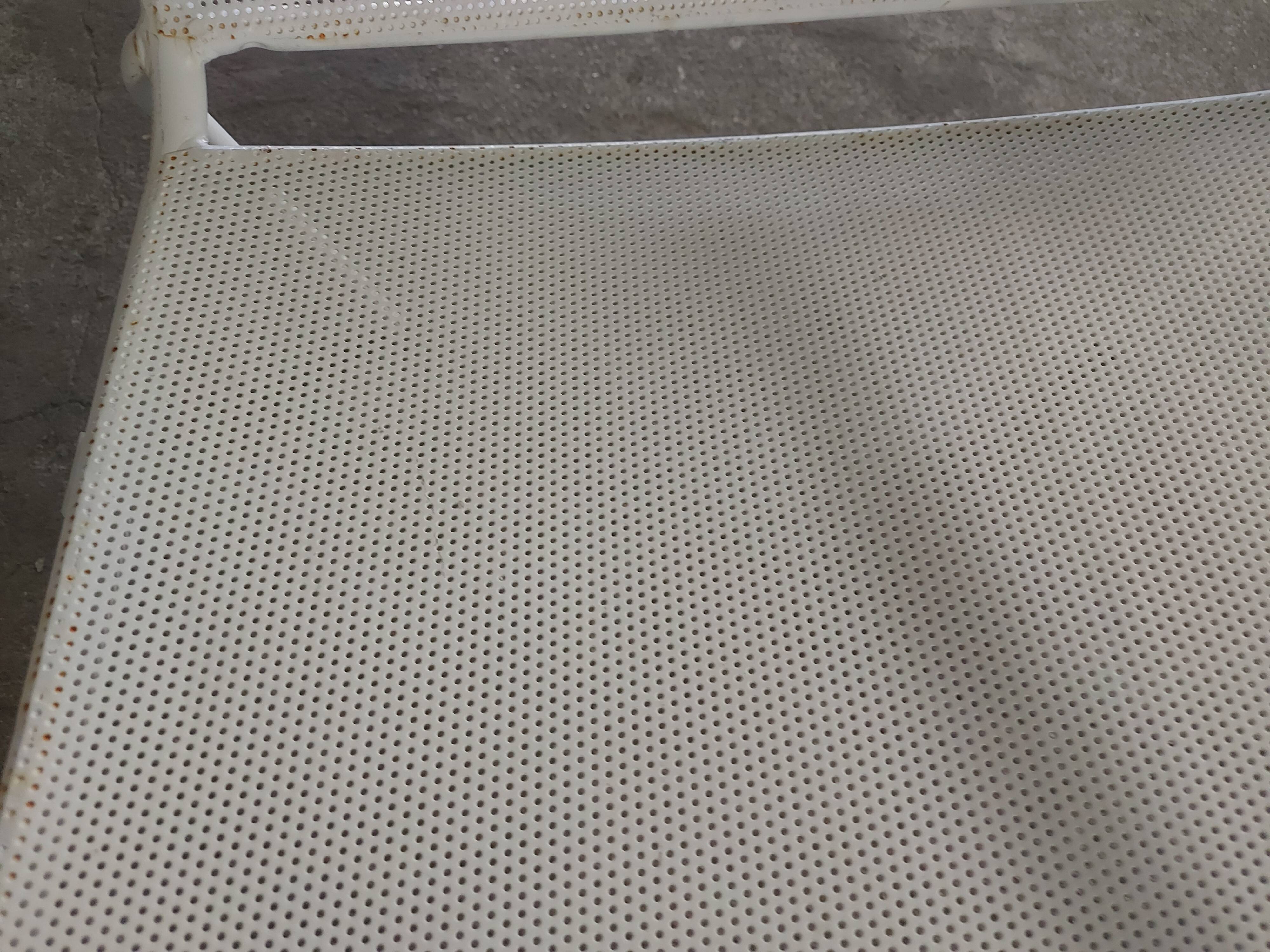 Vintage garden metal armchair