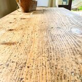Weathered farm table