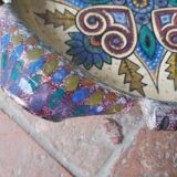 Quimper faience plate, P FOUILLEN