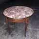 Table basse style Louis XV dessus marbre