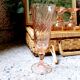 Lot of 8 Champagne flutes Luminarc Arcoroc Rosaline