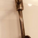 Articulated wall light in patinated nickel Chehoma 1987