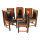 Modernist Art Deco Oak Chairs by Fa. Randoe Haarlem, 1920s, S