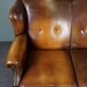 Comfortable 3-seater sheepskin sofa