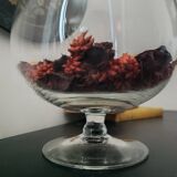 Vintage vase in the shape of a cognac glass