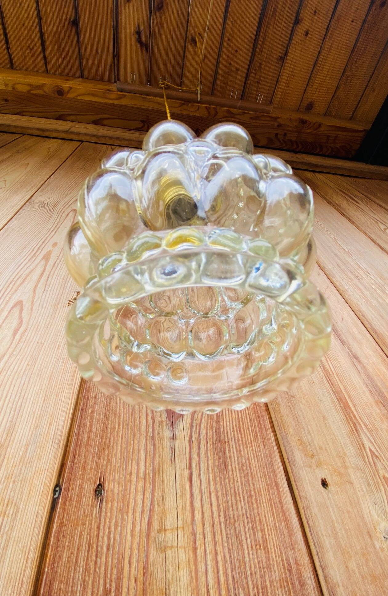 Lot de 2 suspensions baladeuse vintage.