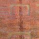 Moroccan Beni Ouarain yellow orange terracotta modern rug
