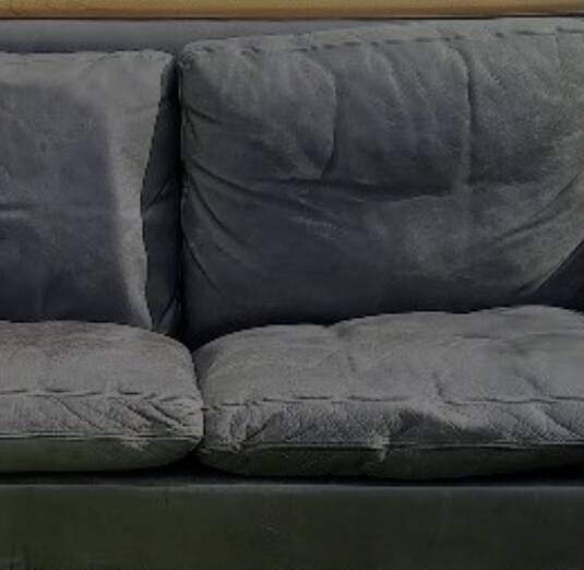 Vintage Scandinavian leather sofa