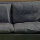Vintage Scandinavian leather sofa