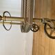 Rolling service gilded brass