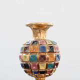 Colorful ceramic vase, 1960