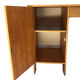 Art deco birch wood compact desk 1960