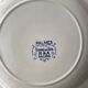 Set of 5 hollow plates Terre de Fer R&A Salins, model Palmes