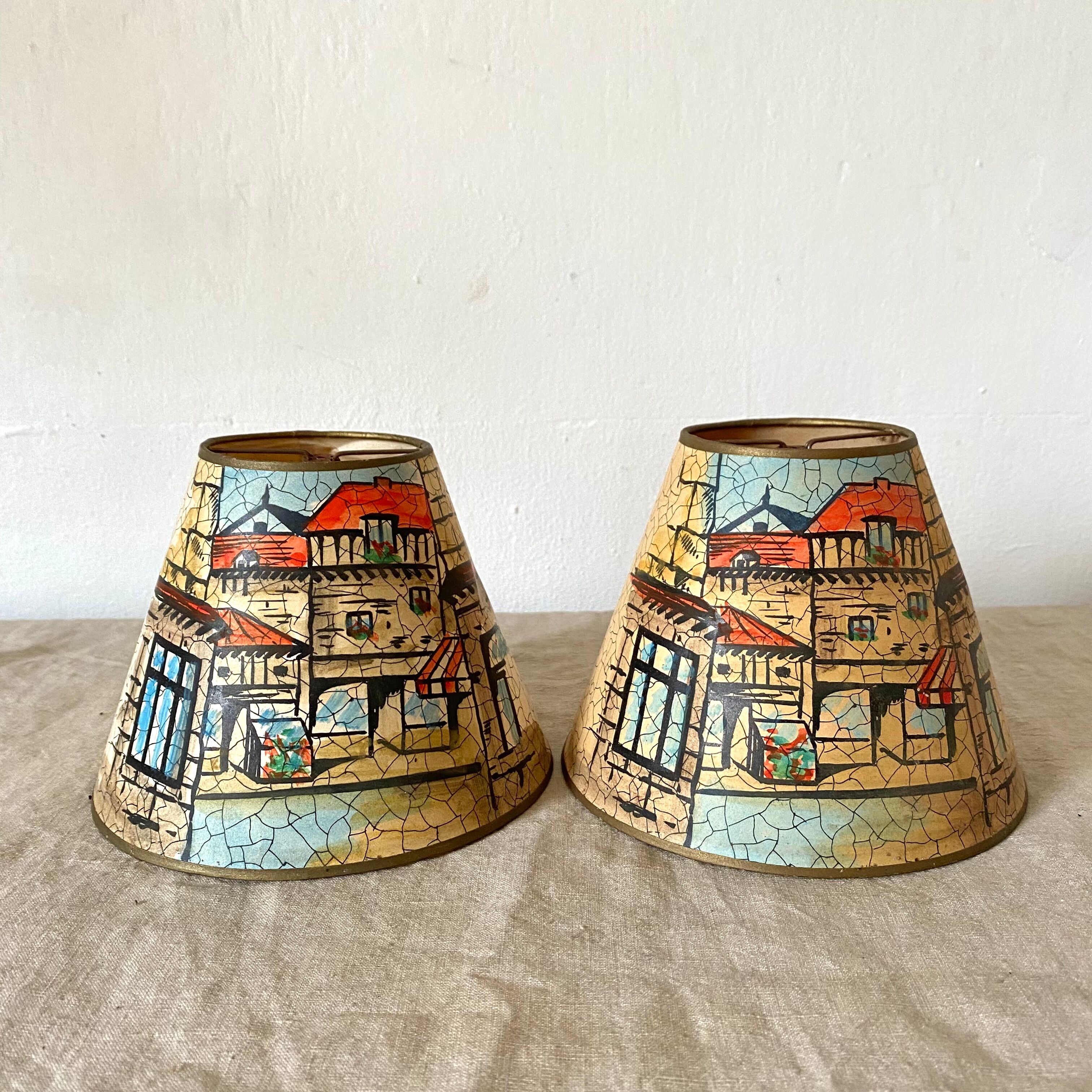 Antique offal hand-painted décor