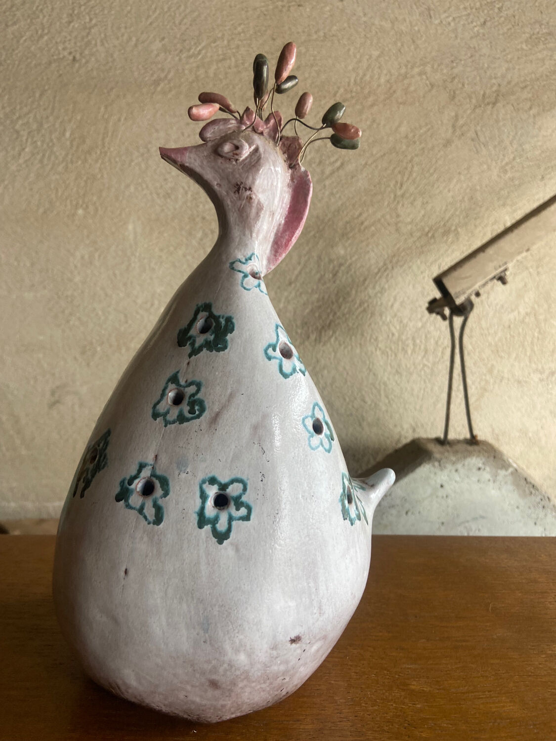 Ceramic rooster 1960s
