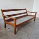 3-seater teak Scandinavian sofa by Juul Kristensen, Denmark 1970s