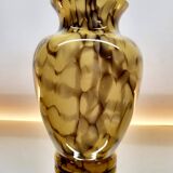 Vase in opaline glaze Art Deco Scailmont Glassworks Henri Heemskerk Belgium