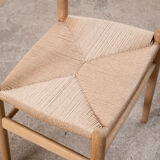 4 chaises CH36 d'Hans J. Wegner par Carl Hansen & Son
