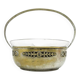 Basket sugar bowl Art Nouveau, silver-plated brass, Austria, 1920s