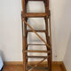 Wooden painter's step ladder