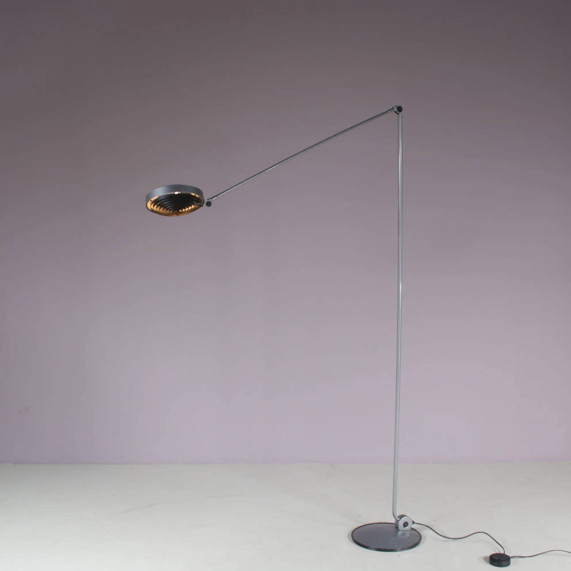 1980s “Elle 55” floor lamp by Tommaso Cimini for Lumina, Italy