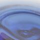 Blue glass bowl, Danish design, 1970s, manufactured by Holmegaard
