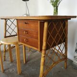 Bureau en rotin