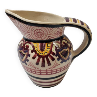 P.Fouillen ceramic pitcher from Quimper