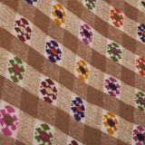 Tapis vintage turc de oushak tissé à la main 202x246 cm