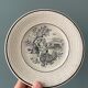 Lot de 12 petites assiettes Digoin Sarreguemines, « Les Mois »
